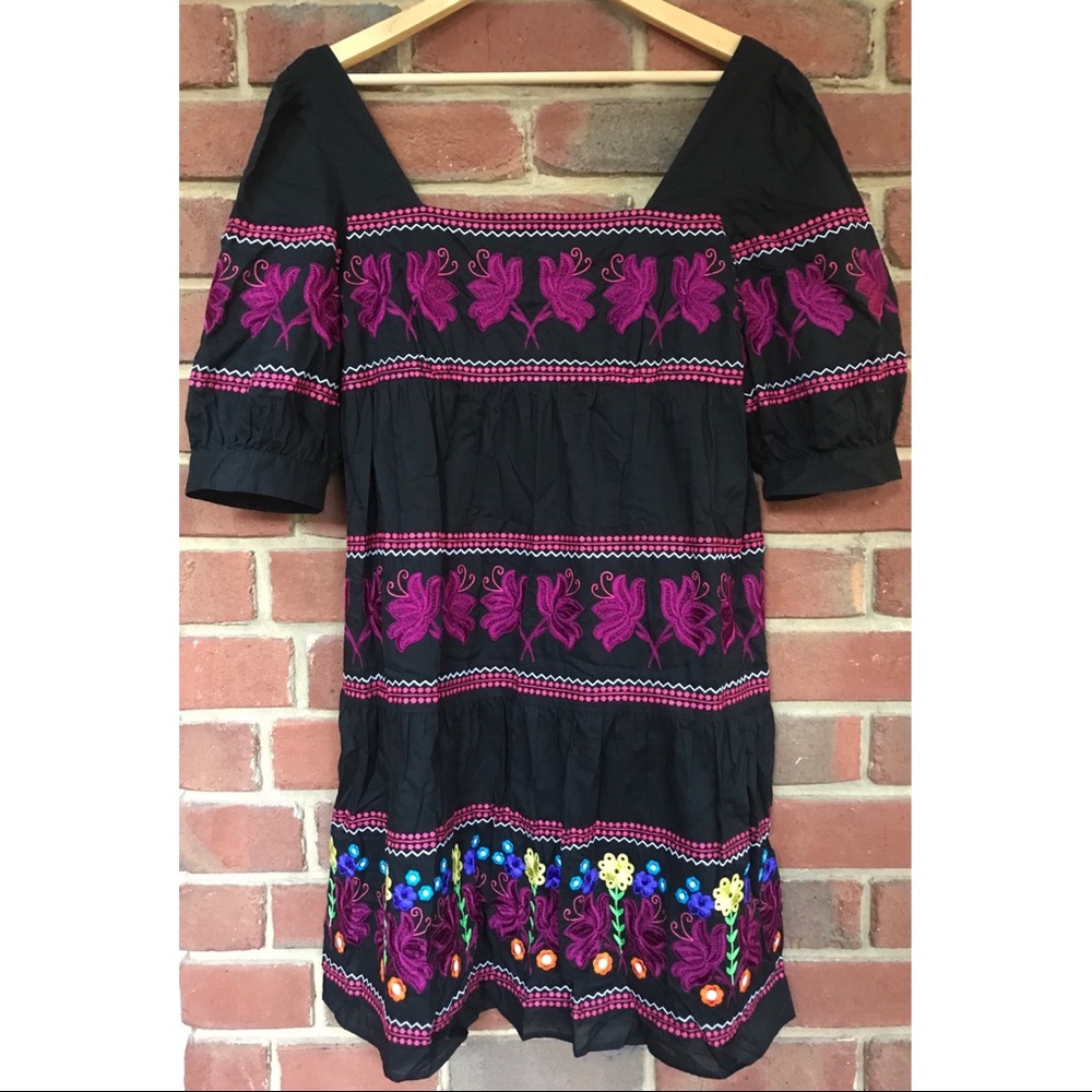 Moda Embroidered Dress